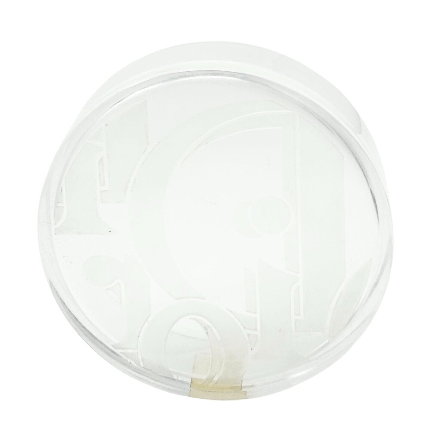 Christian Dior Vintage Logo Ashtray Circle Clear Color Glass