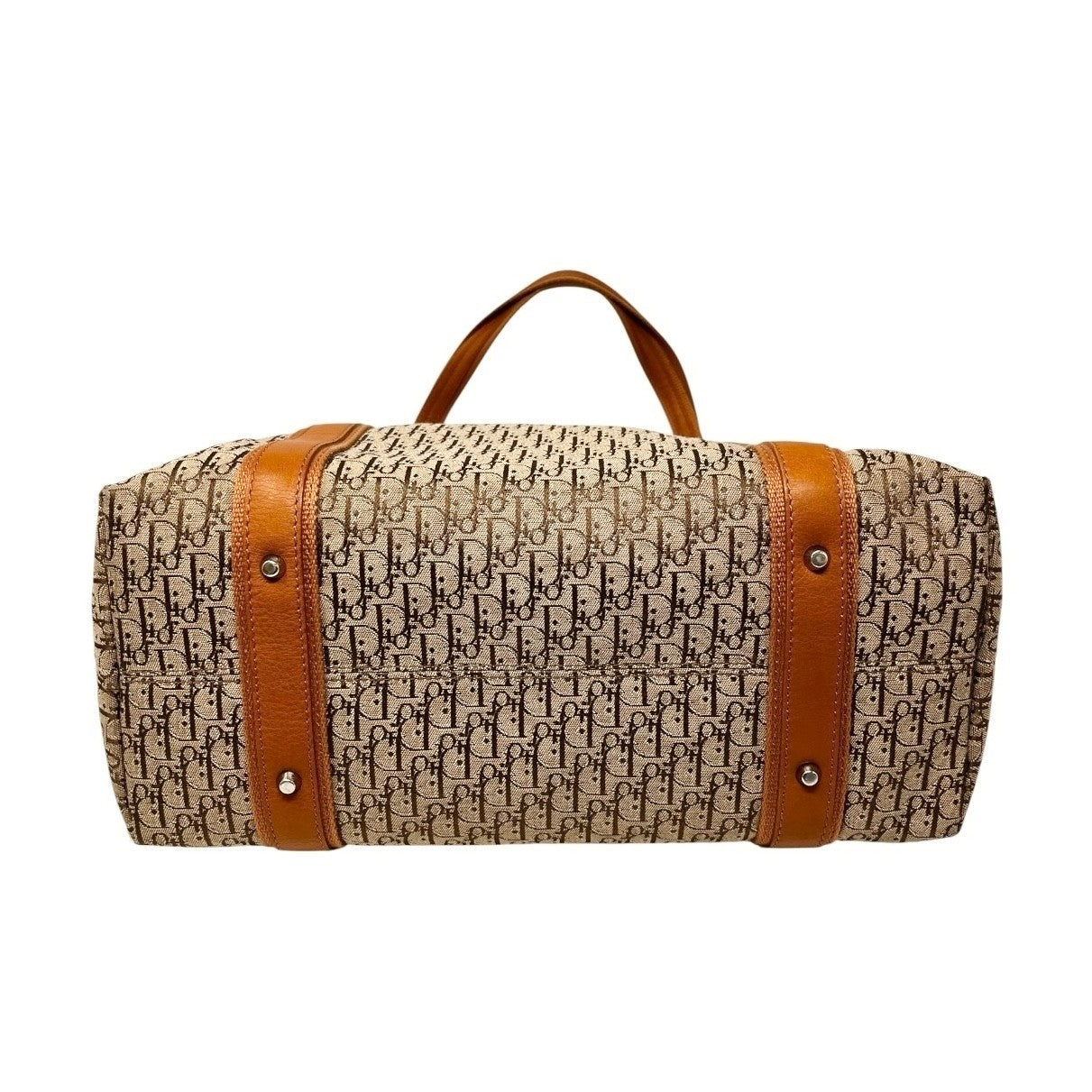 Christian Dior Vintage 2005 Trotter Monogram Street Chic Logo Tote Bag Canvas