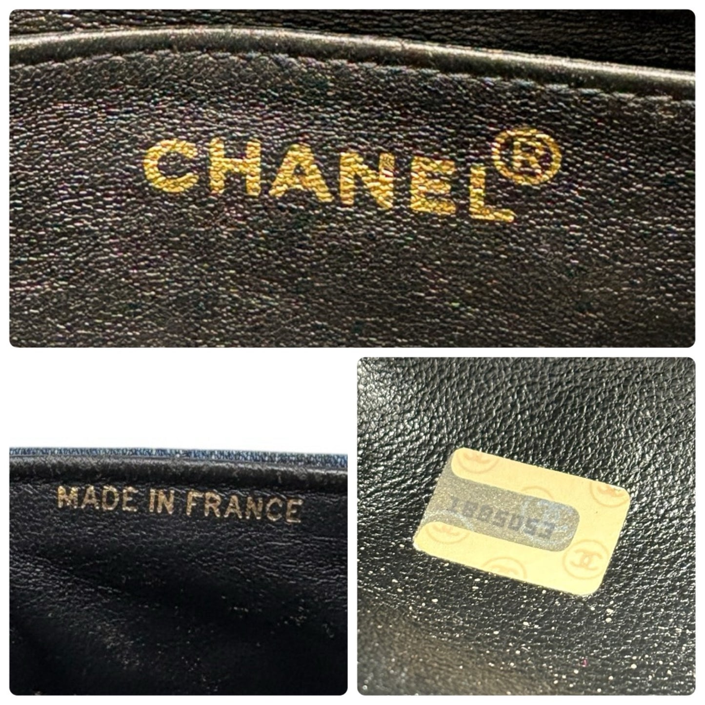 CHANEL Vintage CC Logo Quilted Denim Flap Shoulder Bag Blue Gold 901873