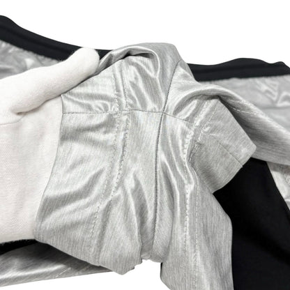 CHANEL Vintage P43484 CC Hoodie Zip Up Jacket Short Pants Set #34 Silver 901933