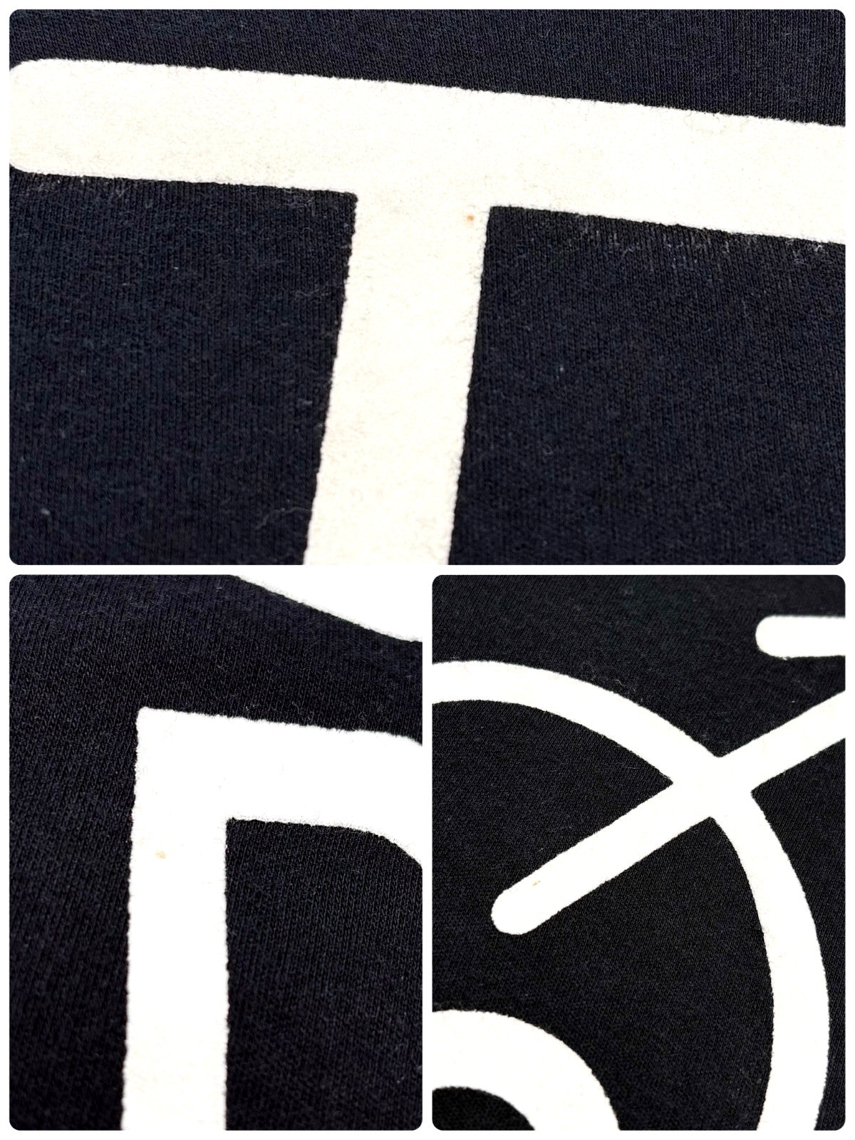 Christian Dior Vintage I Love Heart Big Logo T-shirt #38 Cotton Black White