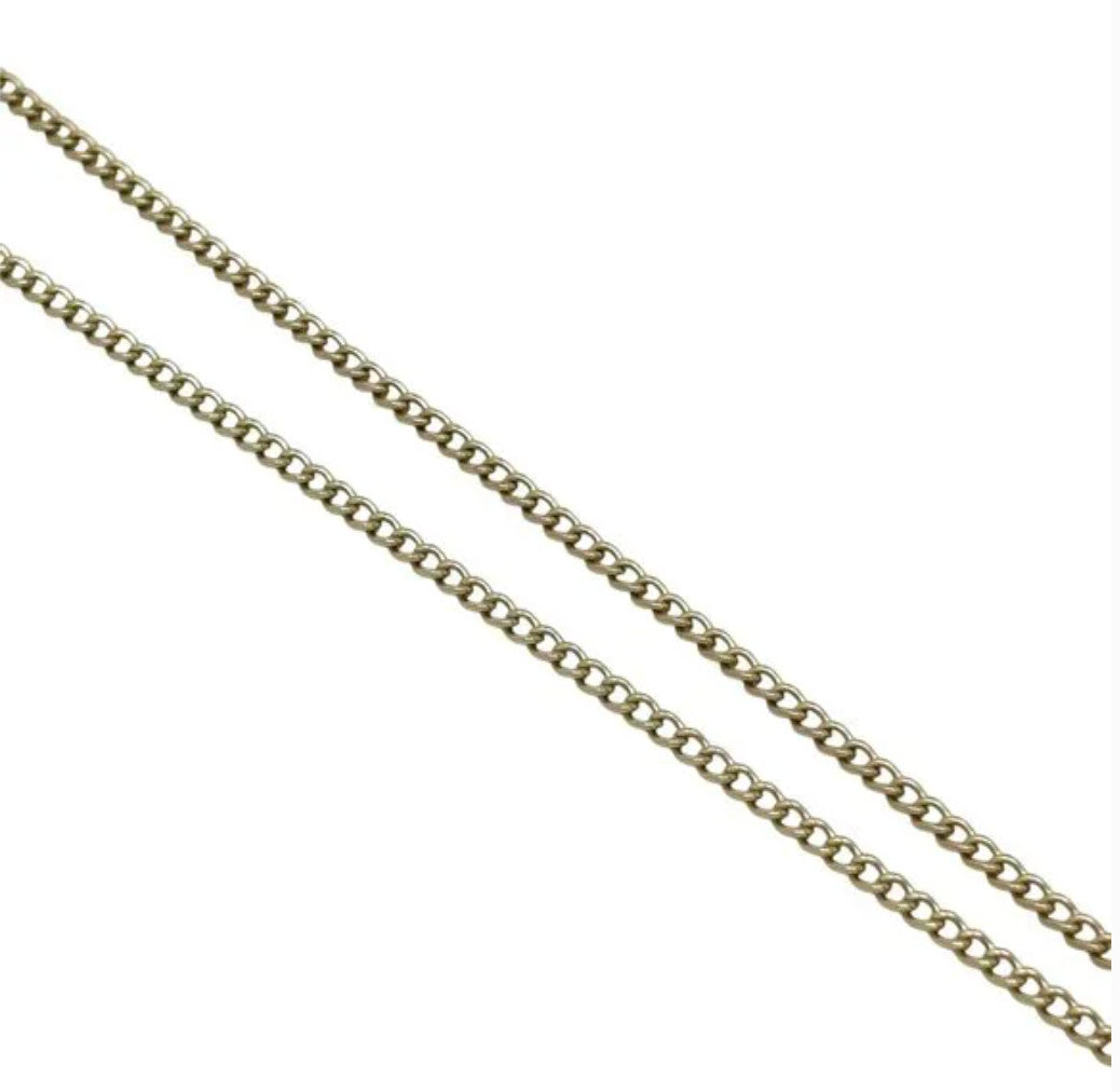 CHANEL Vintage 03A CC Mark Logo Necklace Accessory Star Jewelry Gold Metal