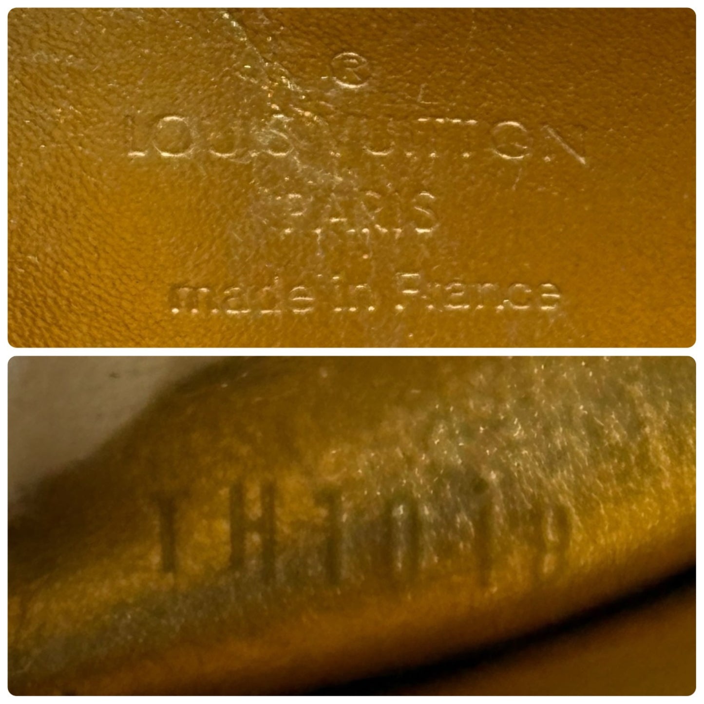 LOUIS VUITTON Vintage Monogram Miroir Porte Monnaie Coeur Purse Coin Case Gold