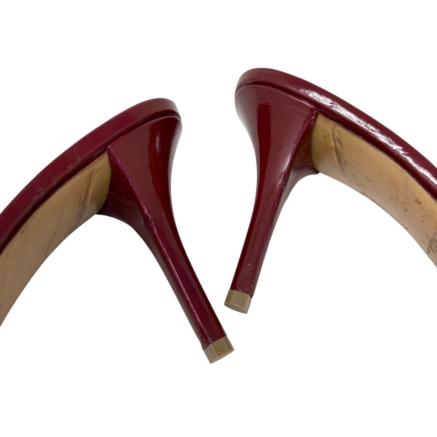 LOUIS VUITTON Vintage Monogram Multicolor Sandals Heels #39 Red 902565