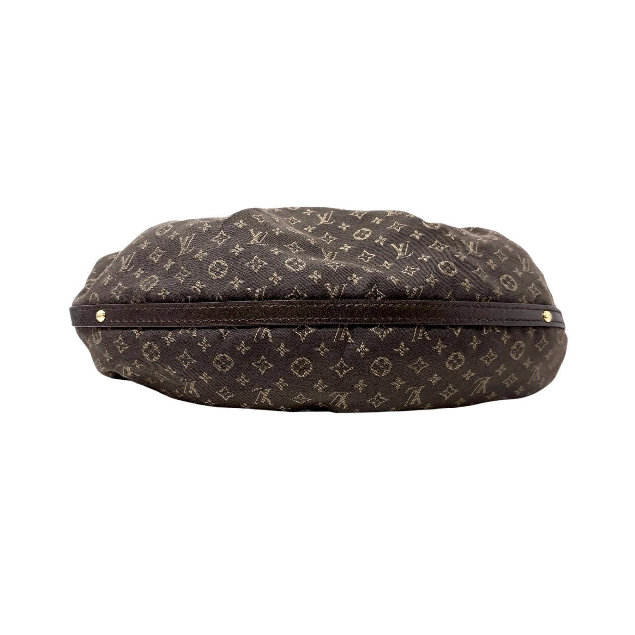 LOUIS VUITTON Vintage Monogram Rhapsody Crossbody Bag Brown Gold Canvas Leather