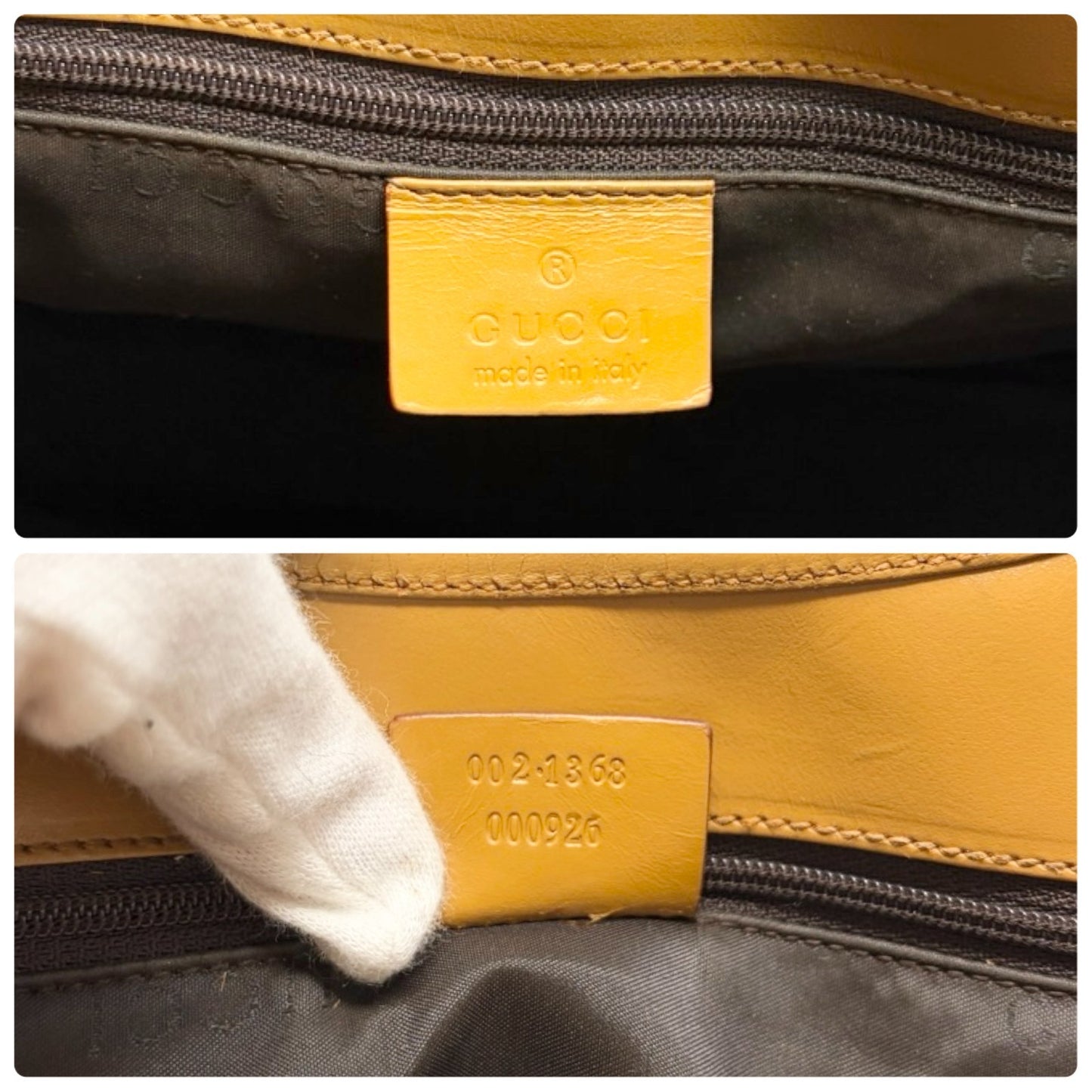 GUCCI Vintage Logo Jackie Pony Calf Hair Shoulder Bag Brown Gold 901855