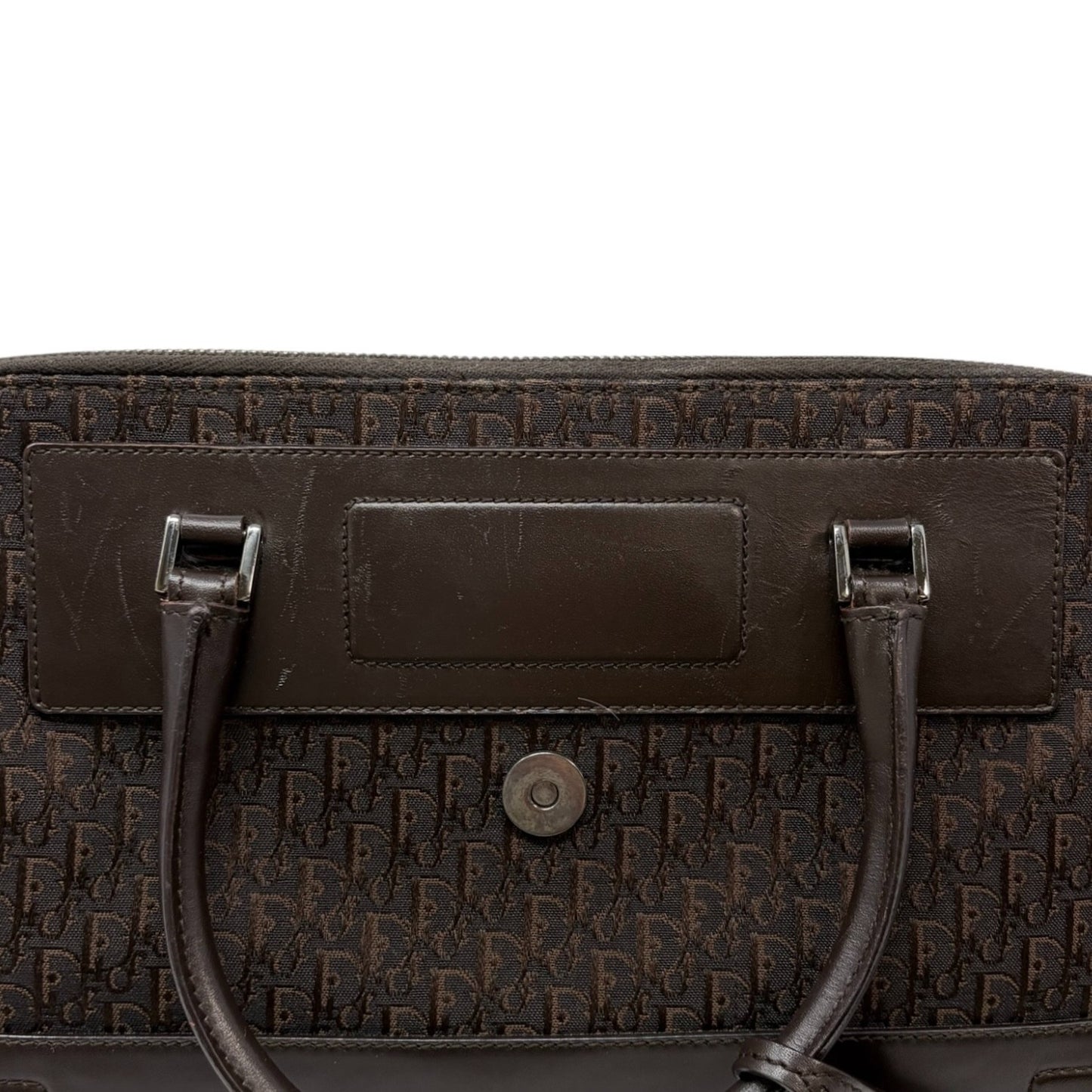 Christian Dior Vintage Trotter Monogram Street Chic Uptown Bag Brown 902077