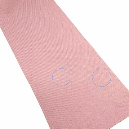 CHANEL Sport Vintage CC Logo Knit Scarf Stole Pink Black Cotton 902918