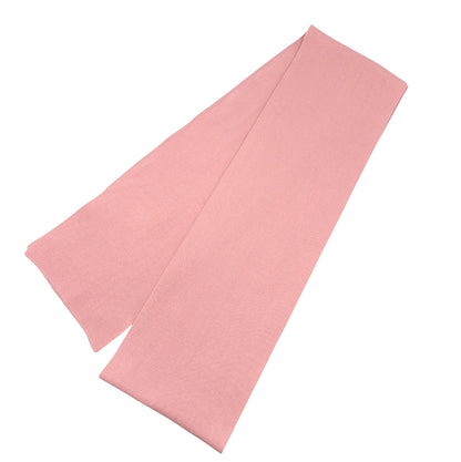 CHANEL Sport Vintage CC Logo Knit Scarf Stole Pink Black Cotton 902918