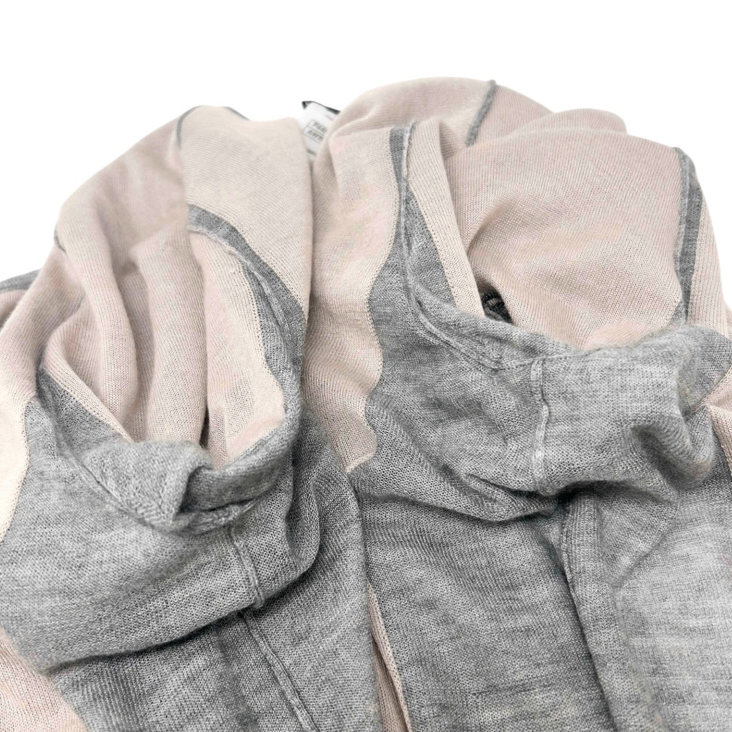 CHANEL Vintage 2012 CC Logo Cardigan Tank Top Set #34 Gray Cashmere Stitch