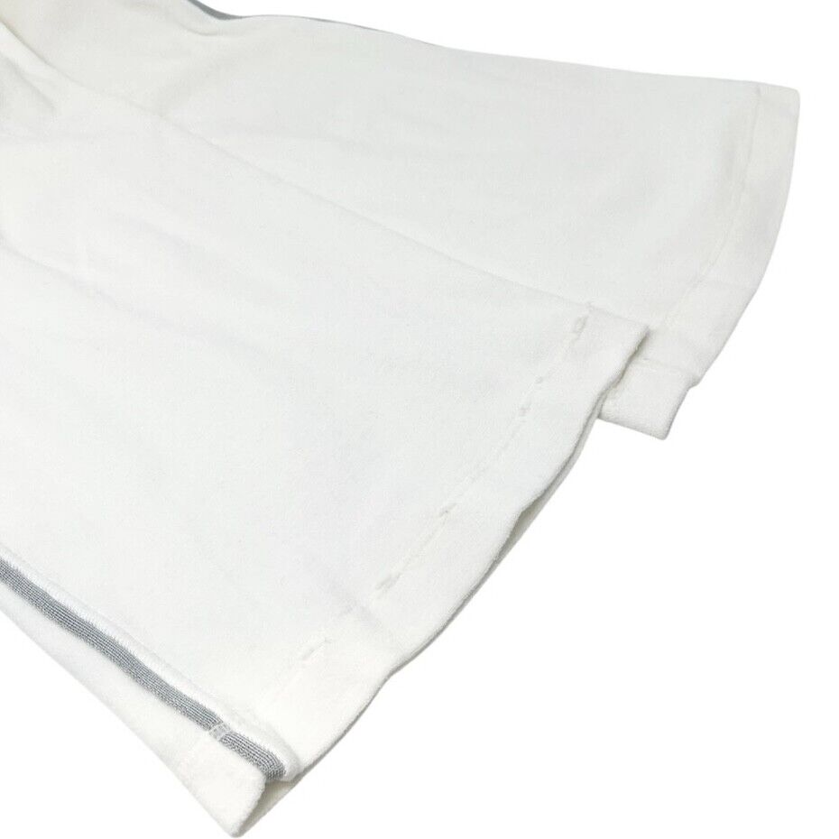 CHANEL Sport Vintage 06C CC Logo Hoodie Pants Set Up #36 White Cotton Zip