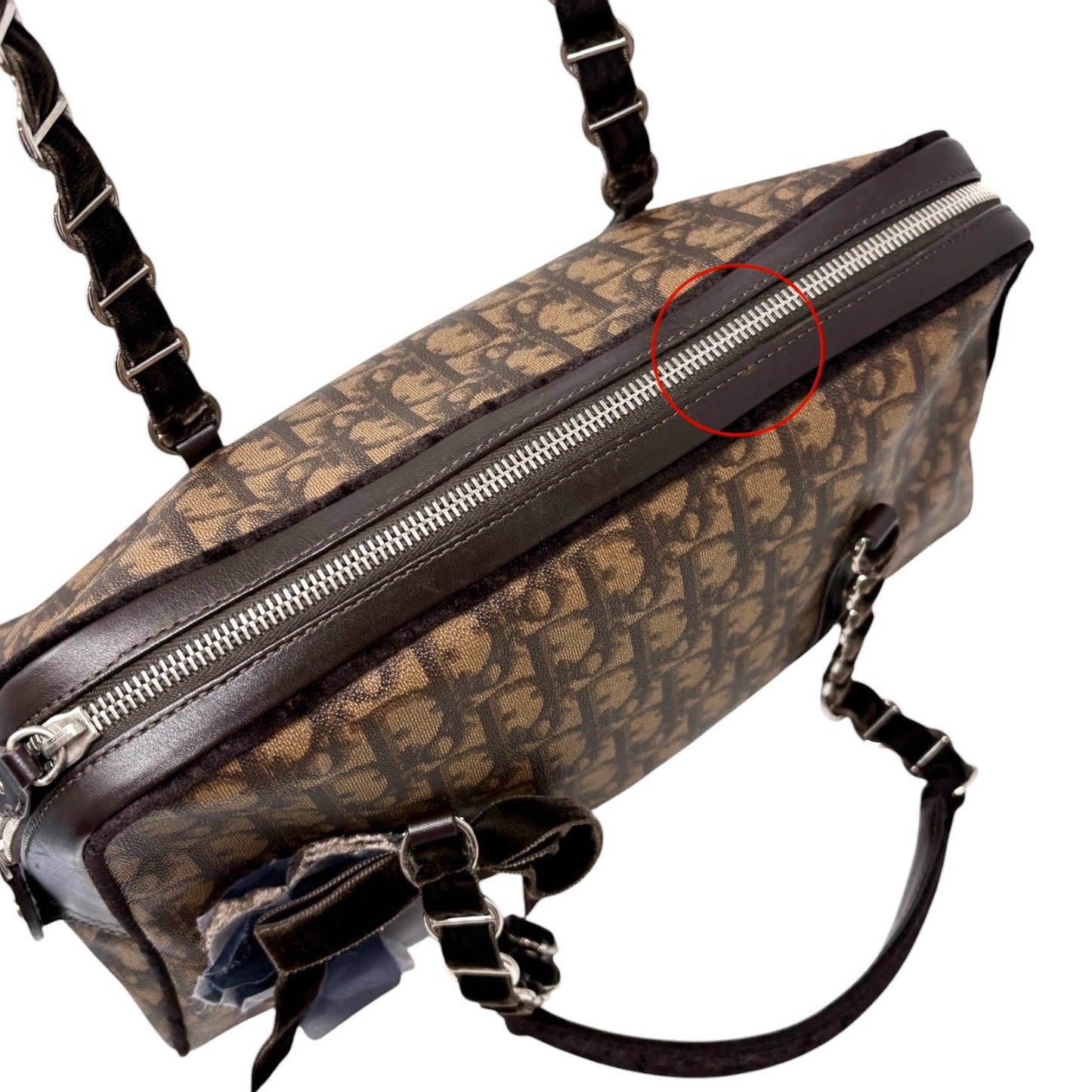 Christian Dior Vintage 2005 Trotter Monogram Romantique Shoulder Bag 902413