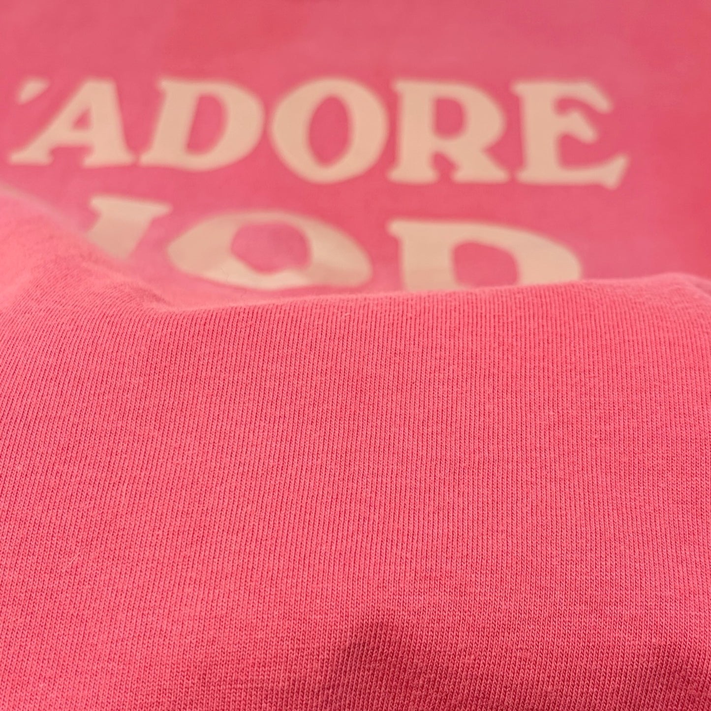 Christian Dior Vintage 2003 J'ADORE Logo Tank Top #36 Pink Beige Sleeveless