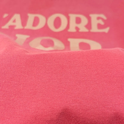 Christian Dior Vintage 2003 J'ADORE Logo Tank Top #36 Pink Beige Sleeveless