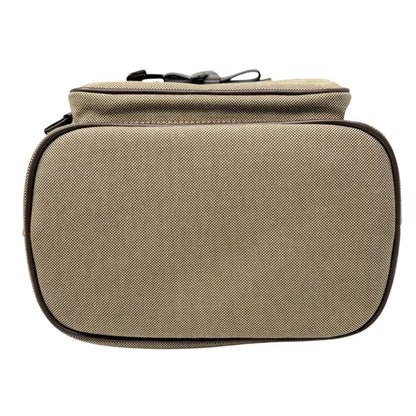 PRADA Vintage Jacquard Shoulder Top Handle Bag Beige Brown Canvas 902339