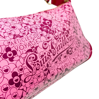 LOUIS VUITTON Vintage Takashi Murakami Cosmic Blossom Shoulder Bag Pink 902352