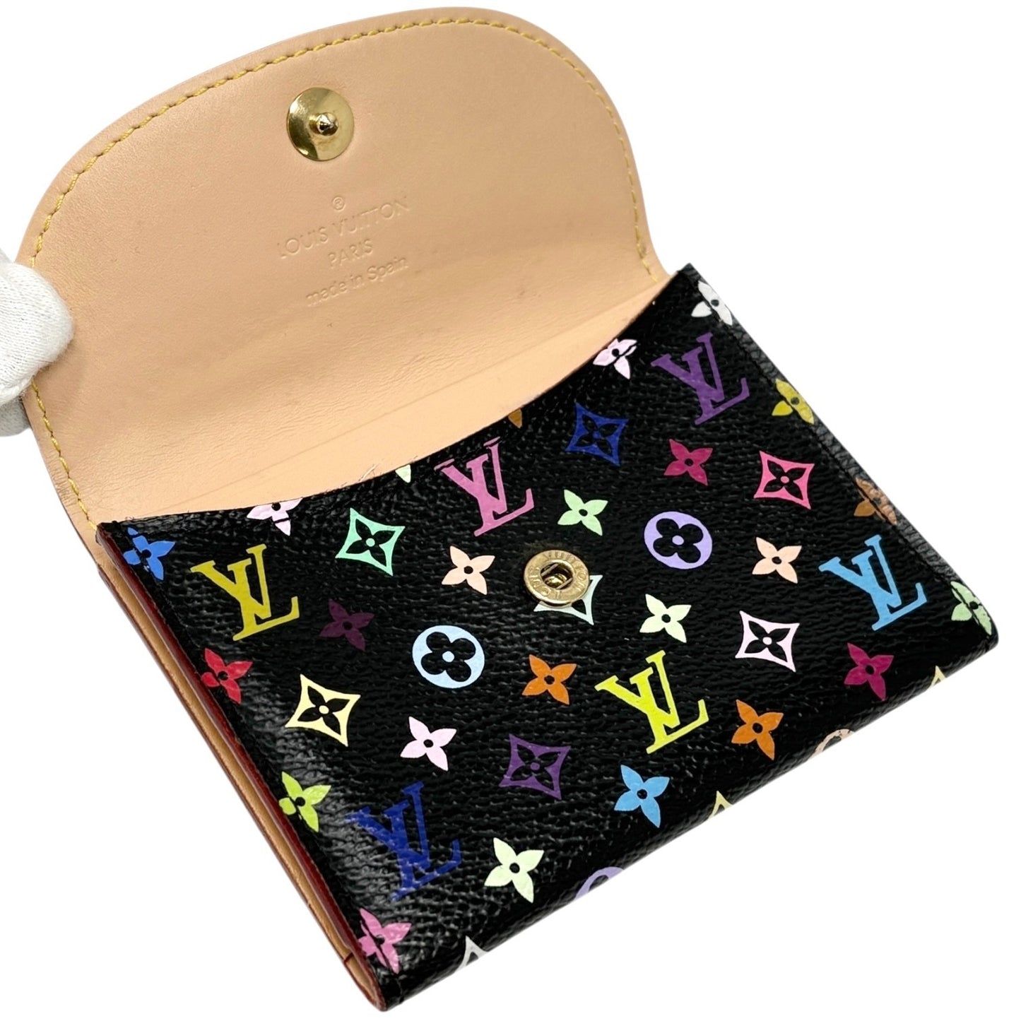 LOUIS VUITTON Vintage Monogram Multicolor Envelope Carte de Visite Case