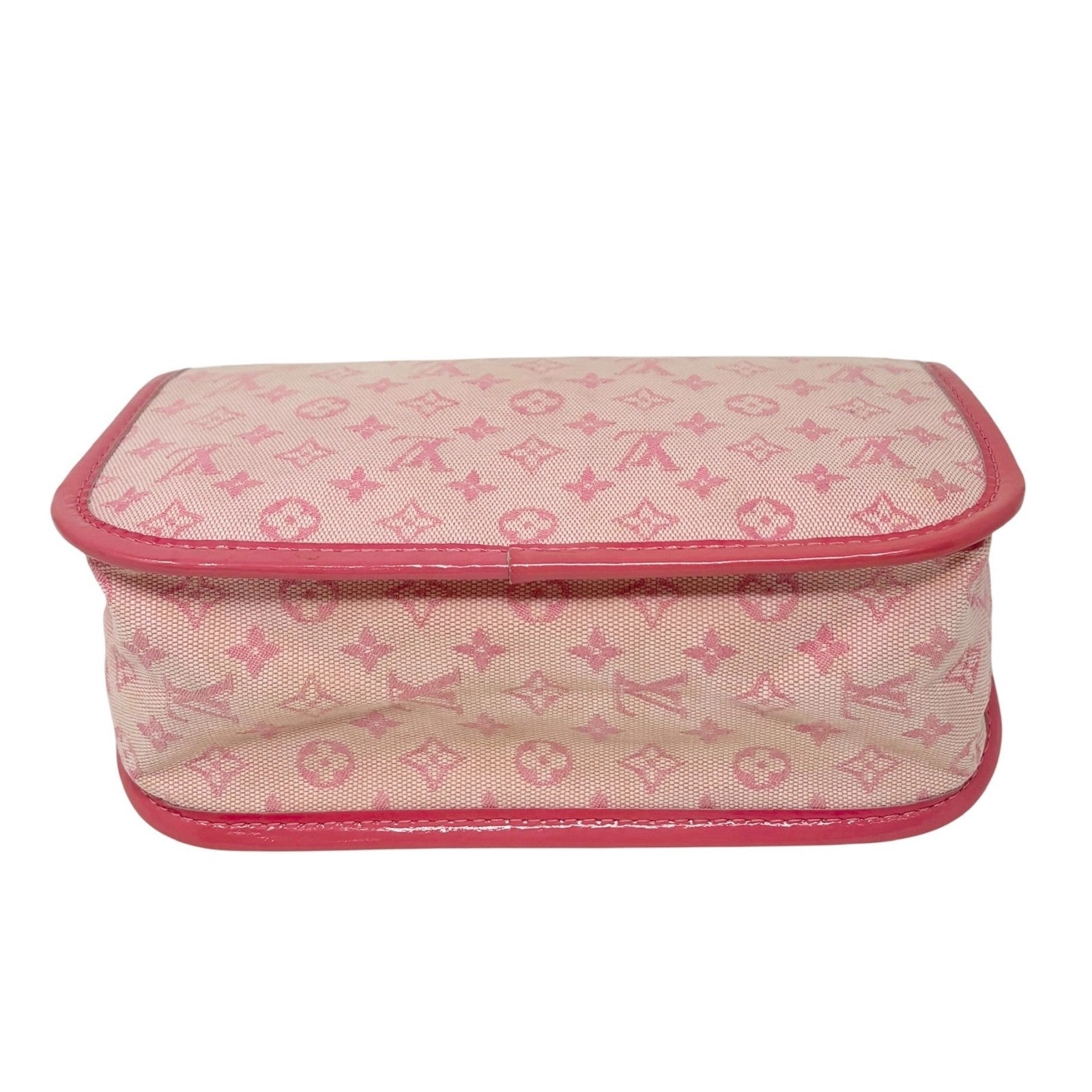 LOUIS VUITTON Vintage Monogram Mini Lin Trousse Mary Kate Pochette Bag Pink