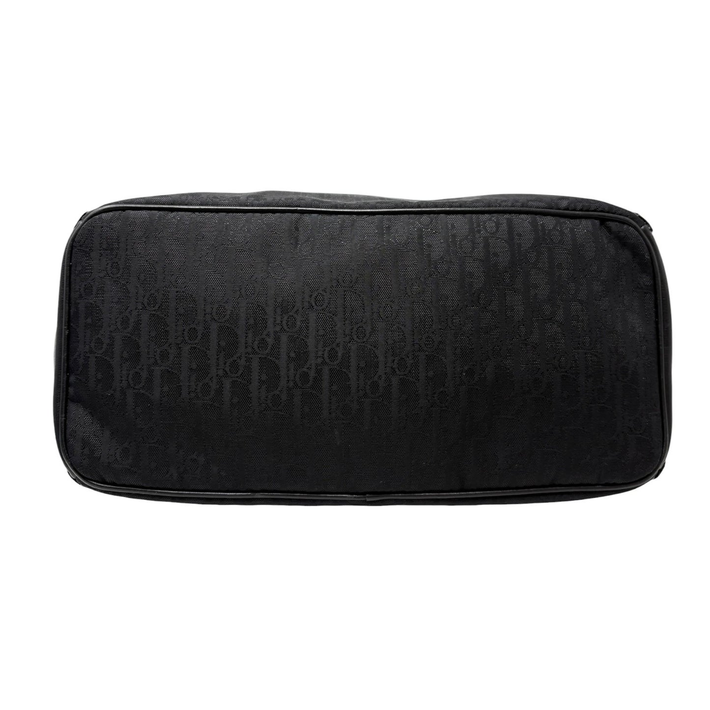Christian Dior Vintage Trotter Monogram Canvas Ethnic Bag Heart Black 902268