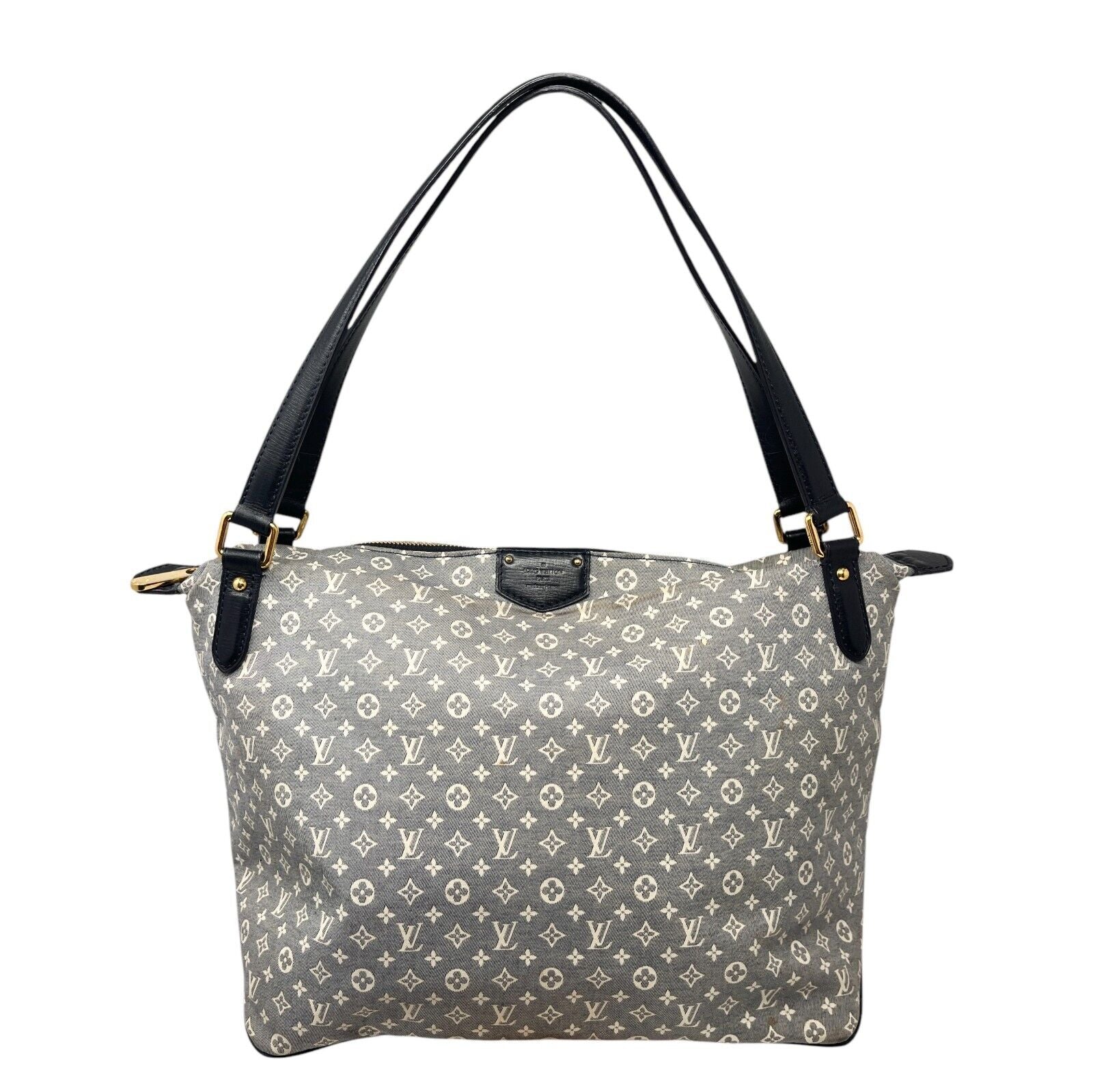 LOUIS VUITTON Vintage Monogram Idylle Ballade Shoulder Bag Dark Blue Canvas