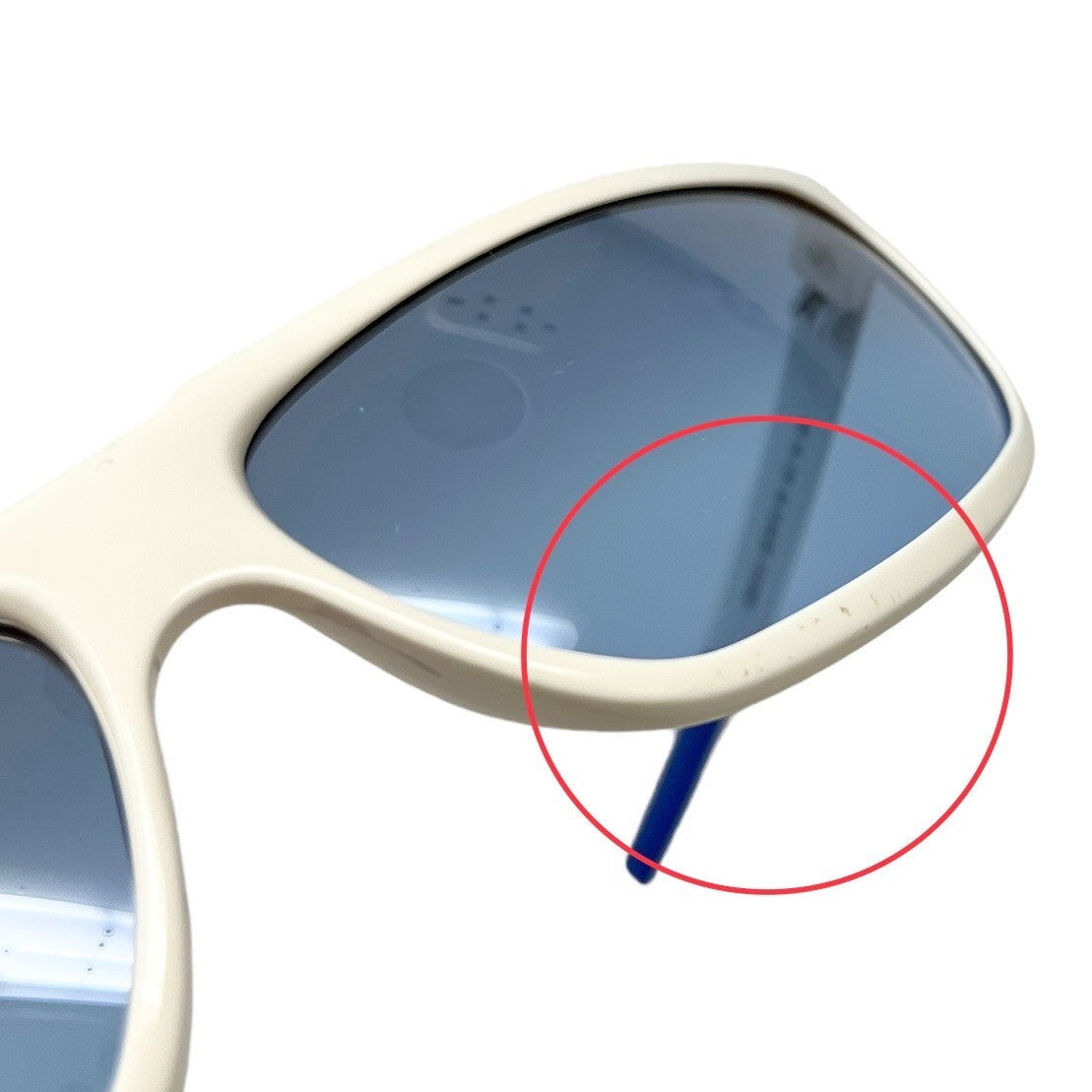 Dior Vintage Logo Sunglass 62/13/115 Shades Accessory Metal White Plastic RankAB