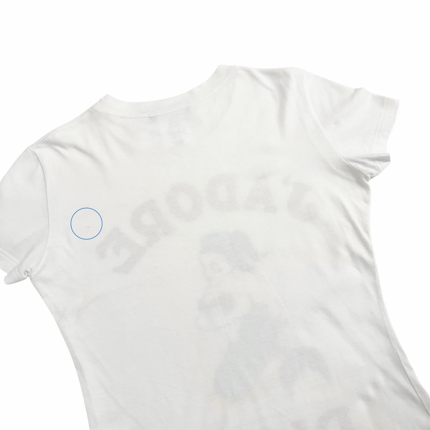 Christian Dior Vintage 2002 J'ADORE Logo Cartoon T-shirt Top #38 White 902450
