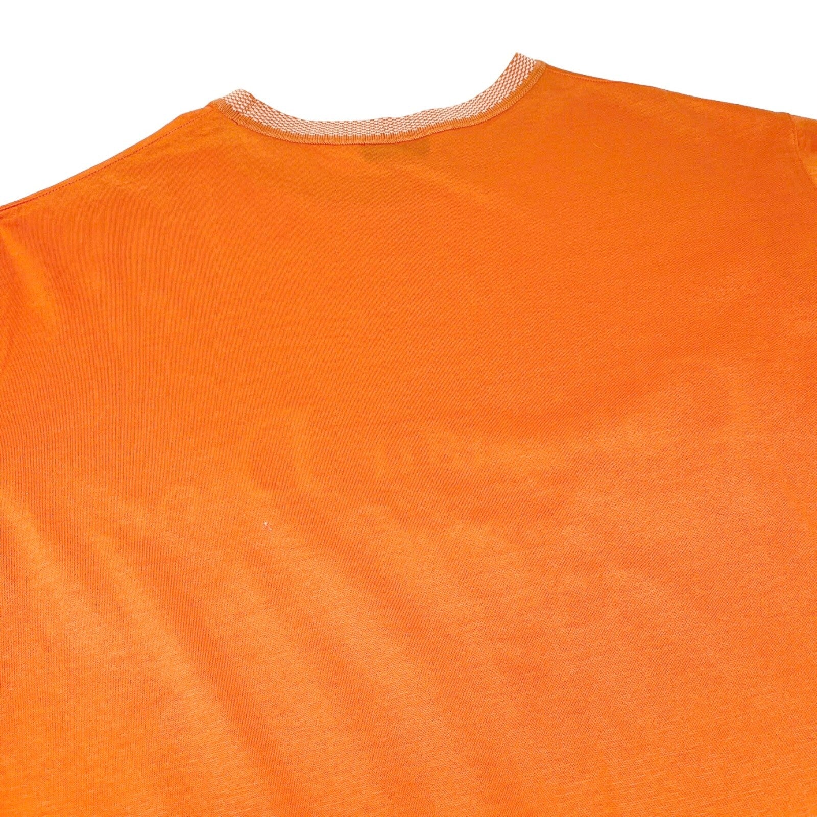 Christian Dior Sports Vintage Big Logo T-shirt #M Top Orange Cotton Rank AB
