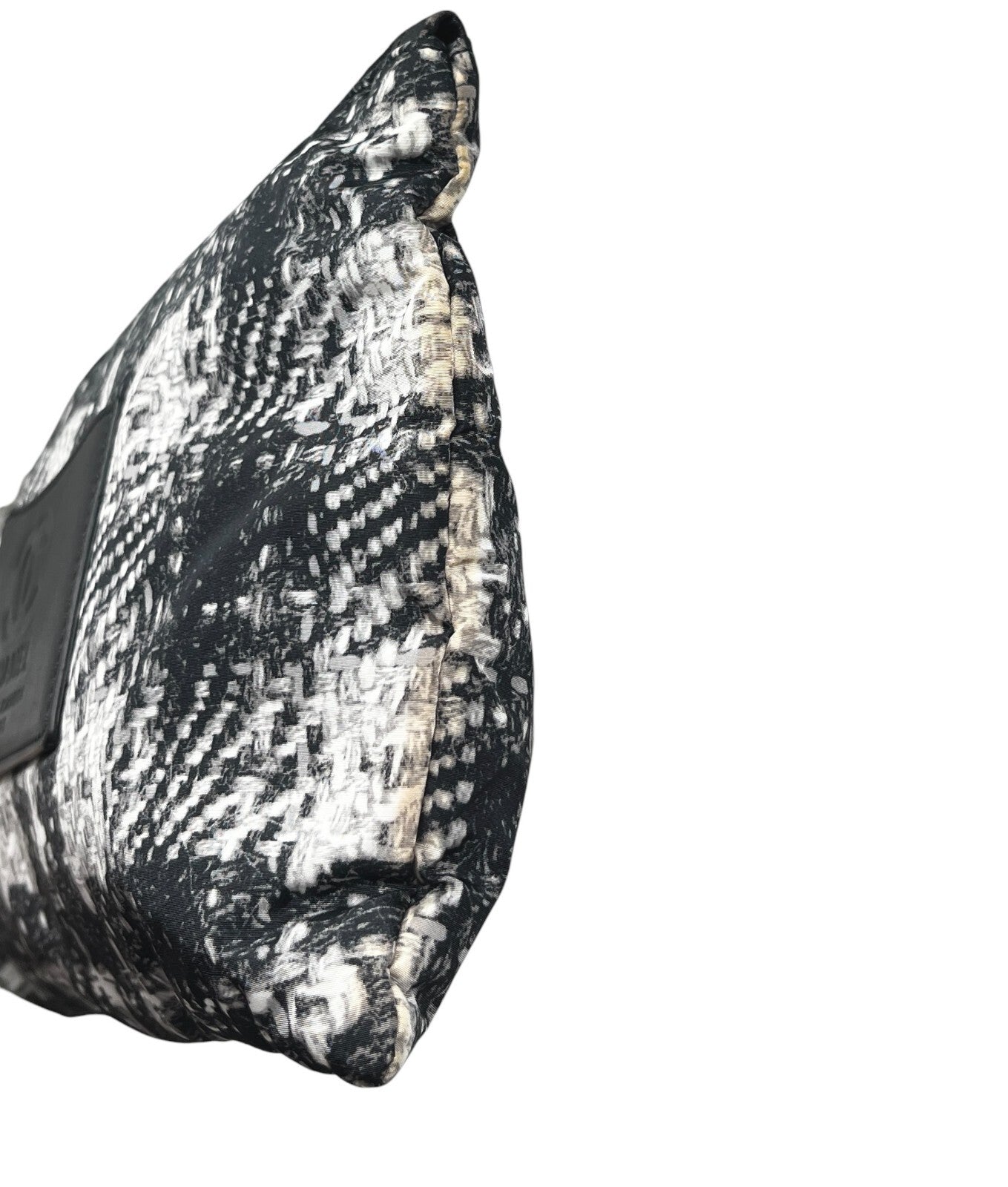 CHANEL Vintage CC Logo Matelasse Shoulder Bag With Pouch Black Silver Nylon