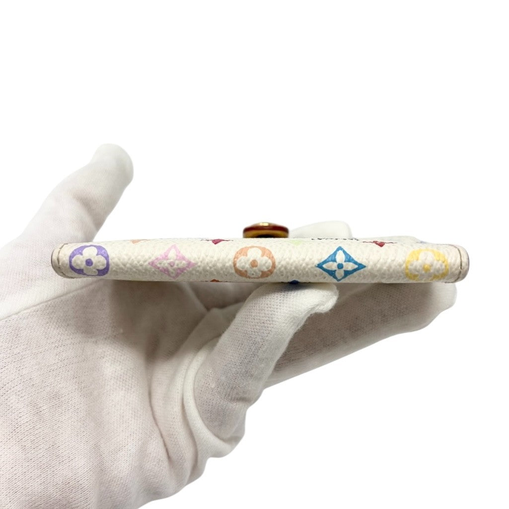 LOUIS VUITTON Vintage Monogram Multicolor Carnet de Bal Agenda Mini Blanc 902006