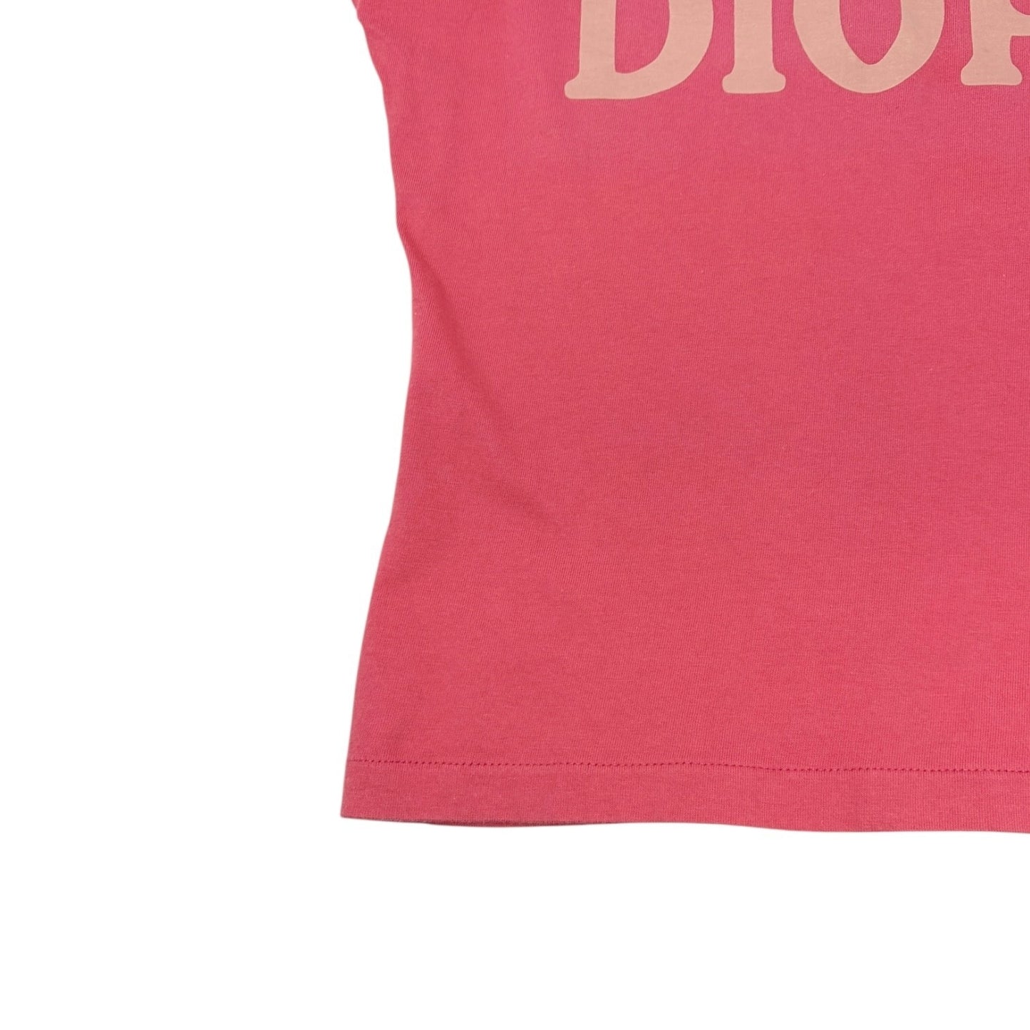 Christian Dior Vintage 2003 J'ADORE Logo Tank Top #36 Pink Beige Sleeveless