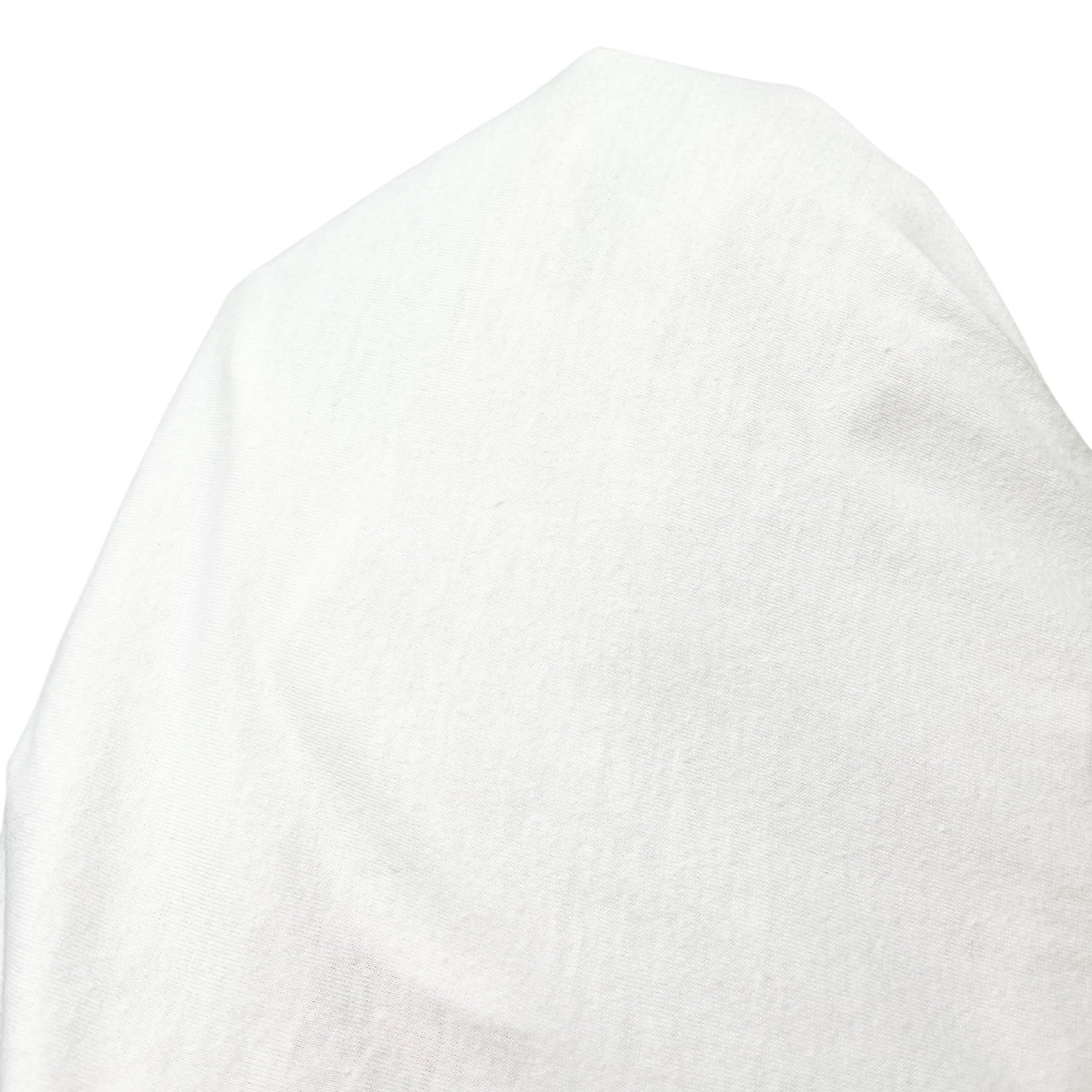 FENDI Vintage Big Logo T-shirt Top Crew Neck Short Sleeve White Black Cotton