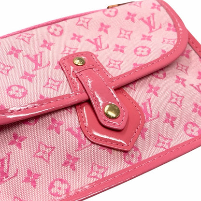 LOUIS VUITTON Vintage Monogram Trousse Mini Bag Pink Canvas Pochette 901802