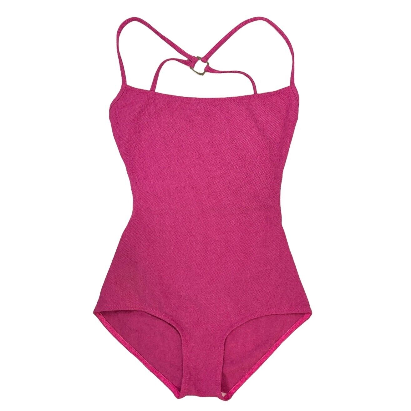 LOUIS VUITTON Vintage LV Logo Monogram Swimsuit #36 Bodysuit Pink Nylon Rank AB