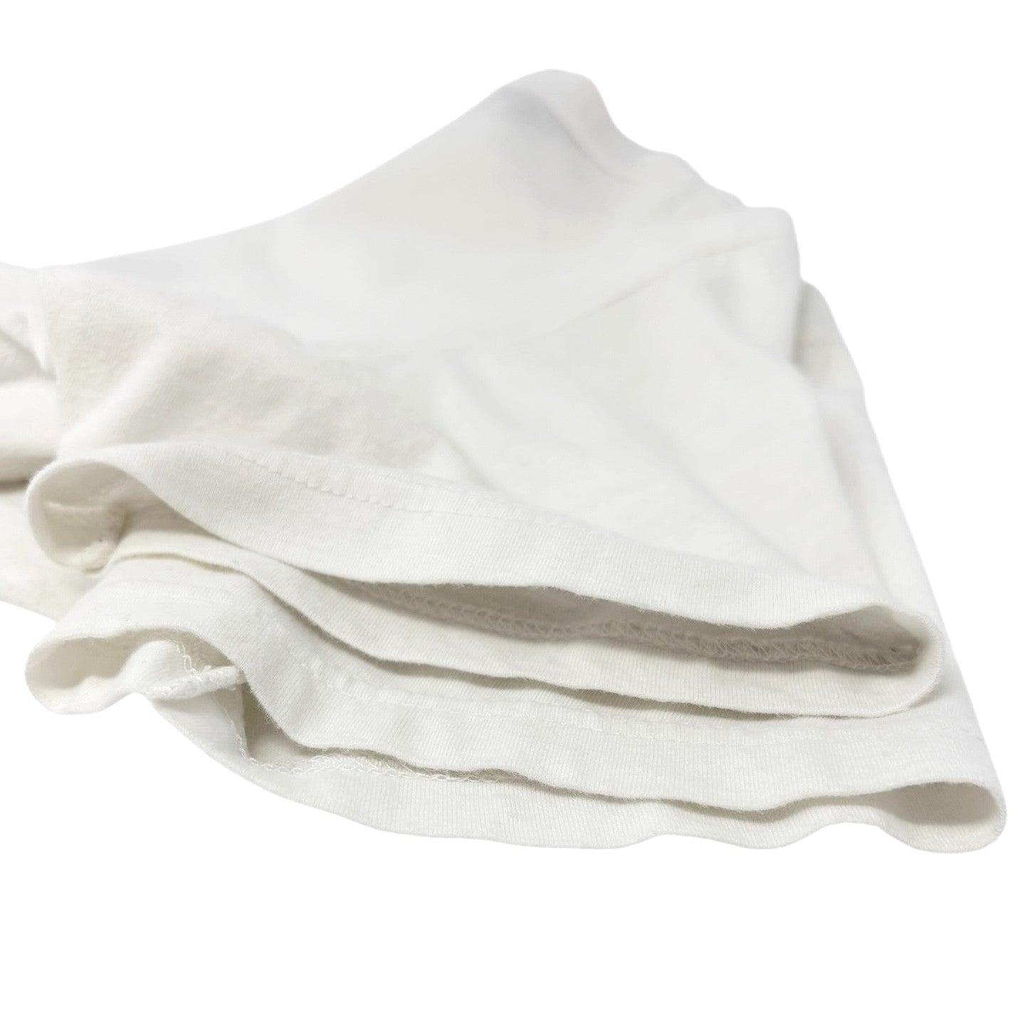 FENDI Vintage Big Logo T-shirt Top #40 White Black Cotton Short Sleeve