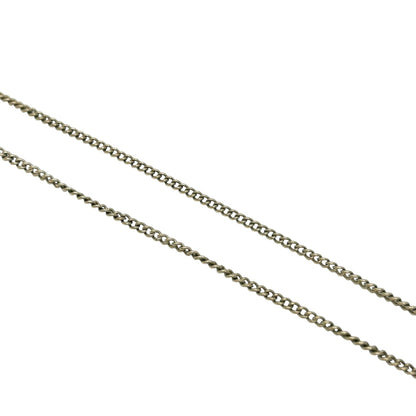 CHANEL Vintage 05A CC Logo Chain Necklace Fashion Jewelry Gold Metal Snowflake