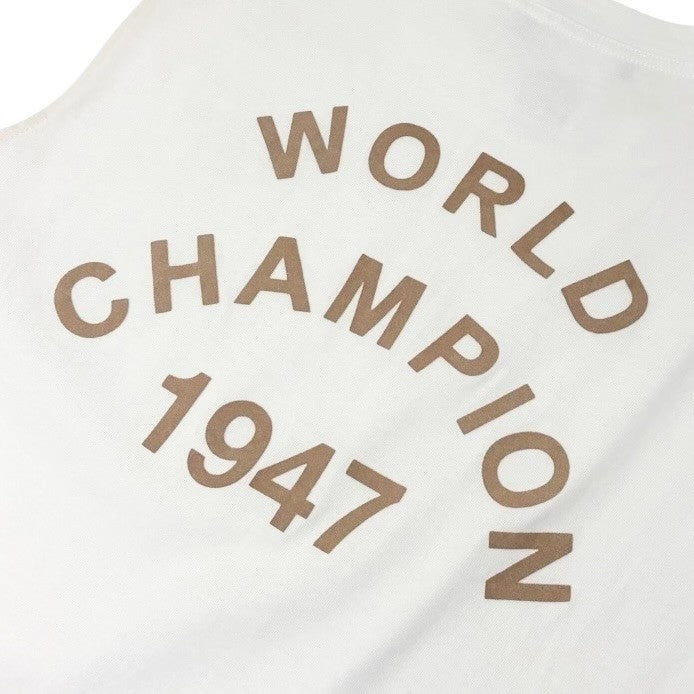Christian Dior Vintage 2002 J'ADORE Tank Top #36 White Light Brown 902902