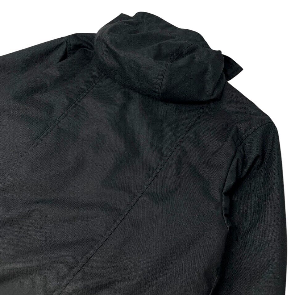 CHANEL Sport Vintage 02A CC Logo Zipped Hoodie Jacket Coat #36 Black Polyester