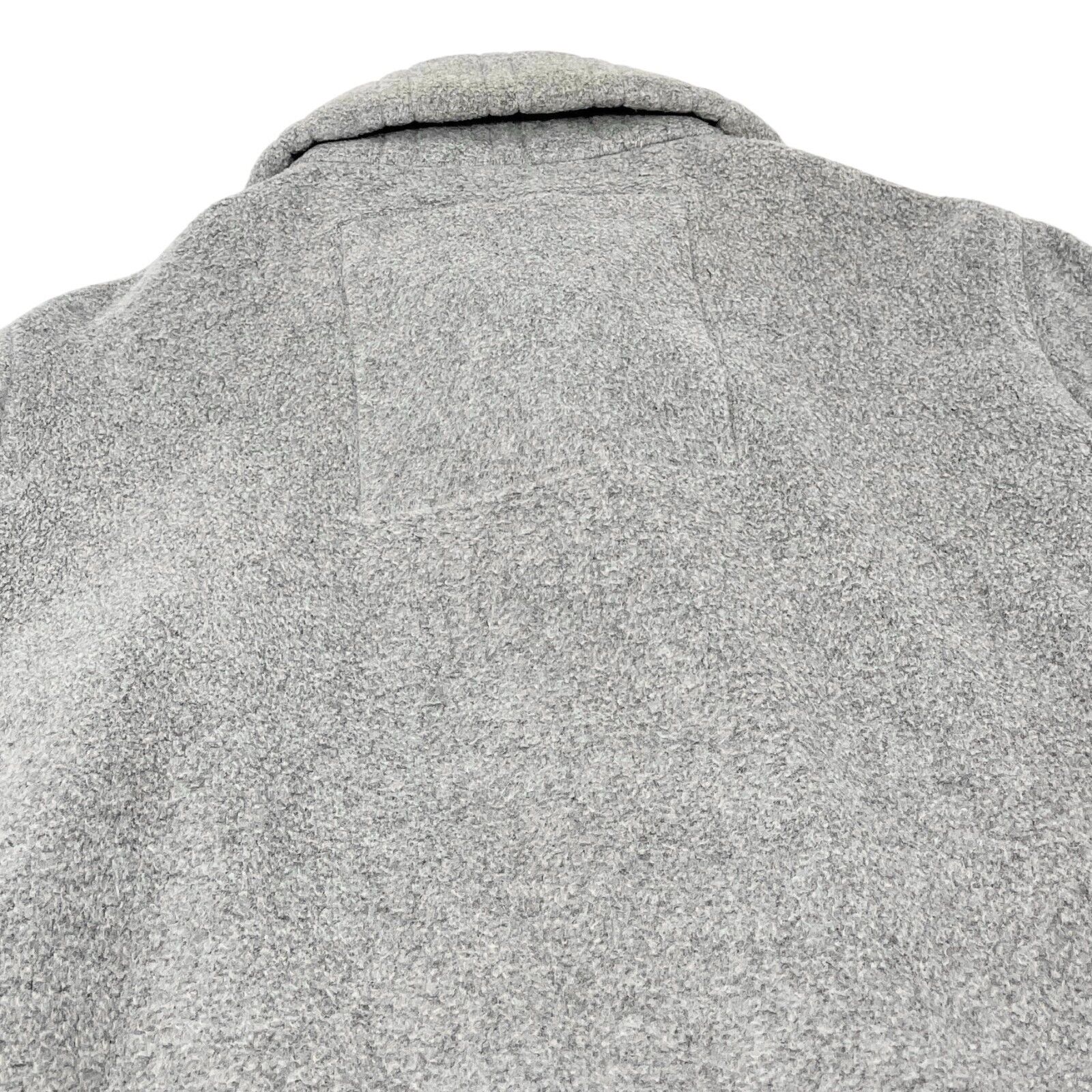 CHANEL Sport Vintage 06A CC Logo Trim Jacket #38 Zip Pocket Gray Black Cotton