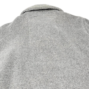 CHANEL Sport Vintage 06A CC Logo Trim Jacket #38 Zip Pocket Gray Black Cotton