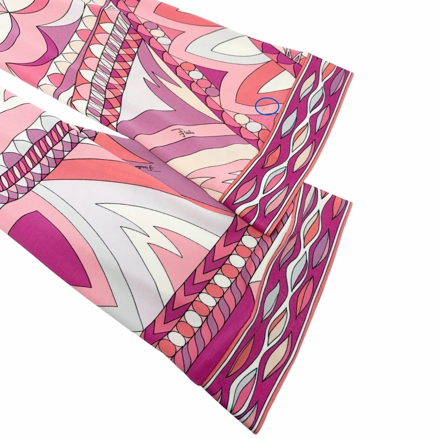 EMILIO PUCCI Vintage Mini Dress One-Piece #38 Pink Multicolor Rayon 901858