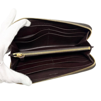 PRADA Vintage Triangle Logo Leopard Pony Calf Hair Wallet Brown Beige 902026