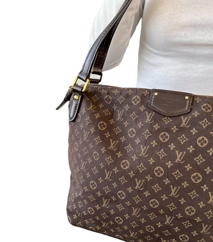 LOUIS VUITTON Vintage LV Monogram Idylle Ballade MM Shoulder Bag Brown 902359
