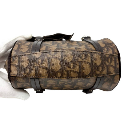 Christian Dior Vintage 2005 Romantique Trotter Monogram Mini Bag Brown 901843