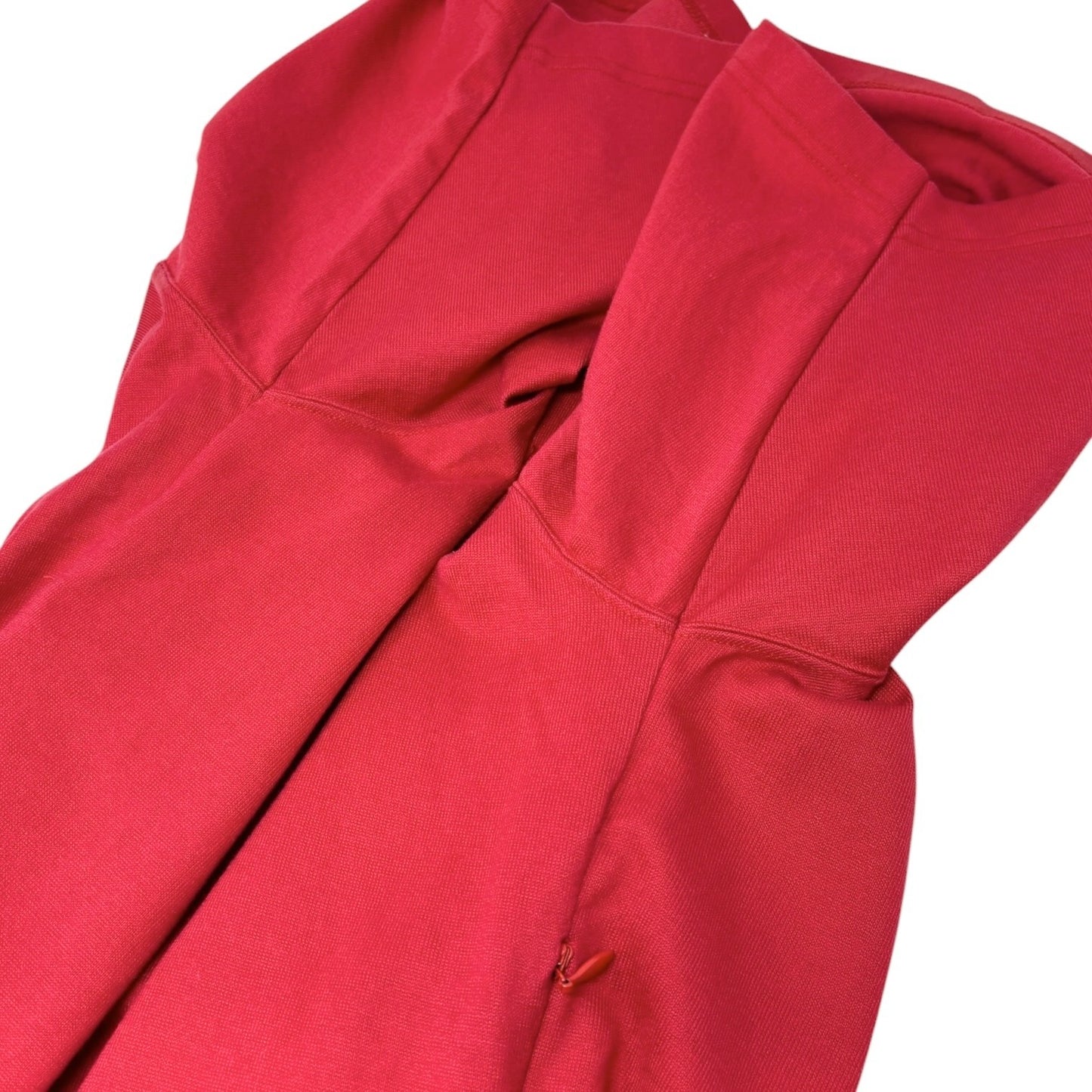 Yves Saint Laurent Vintage Logo Short Sleeve Sweatshirt Top Red 902215