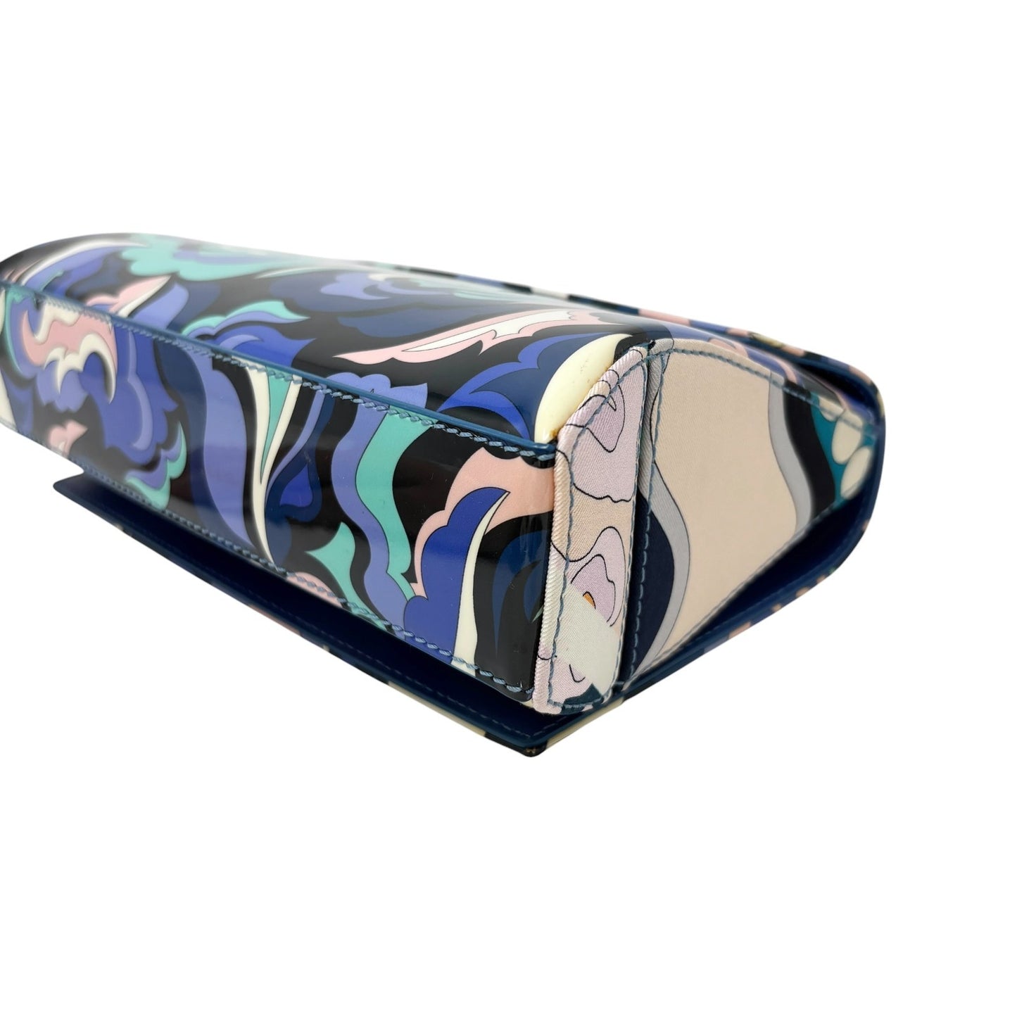 EMILIO PUCCI Vintage Logo Psychedelic Printed Multicolor 2way Bag Blue 902568