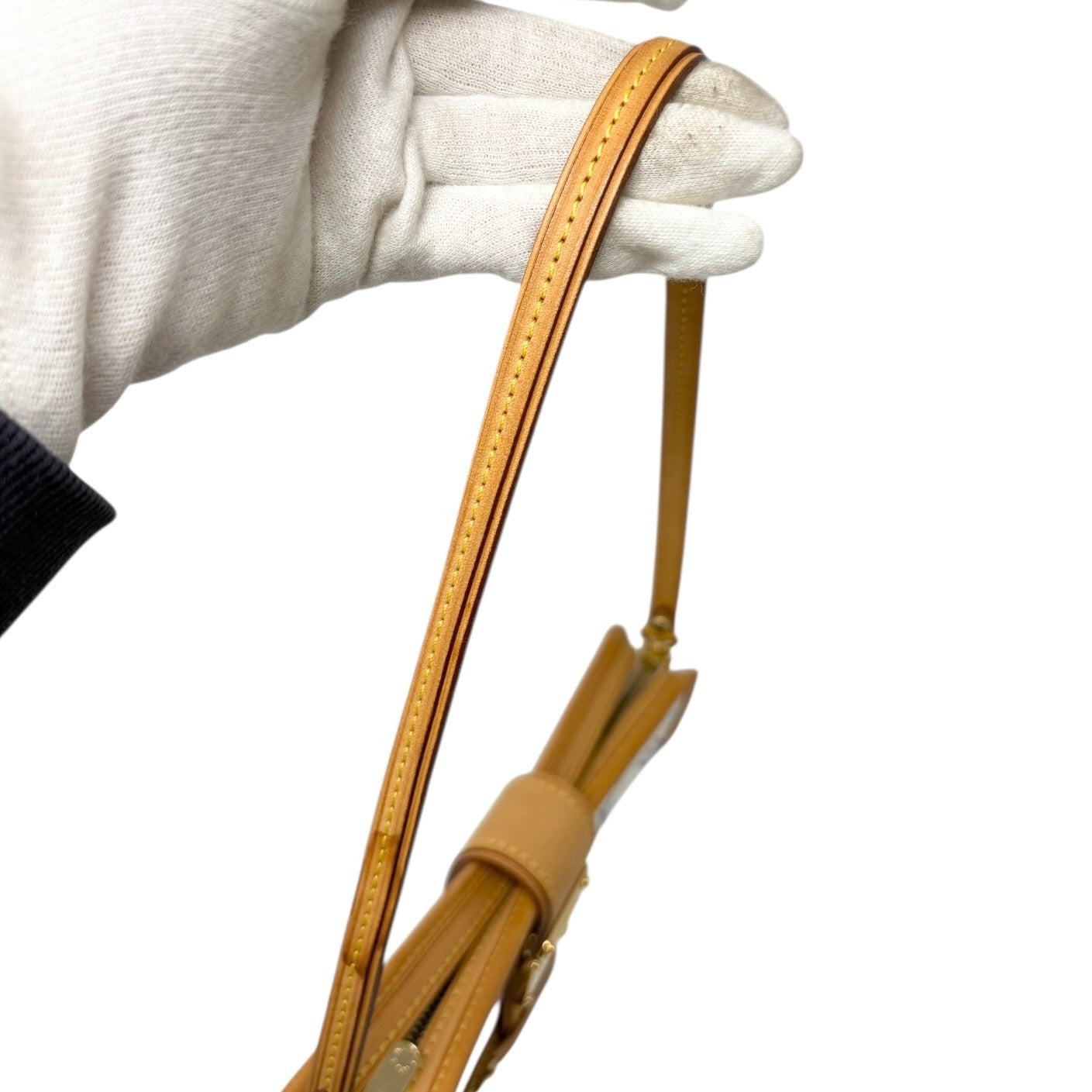 LOUIS VUITTON Vintage Monogram Multicolor Shirley Shoulder Bag White Leather