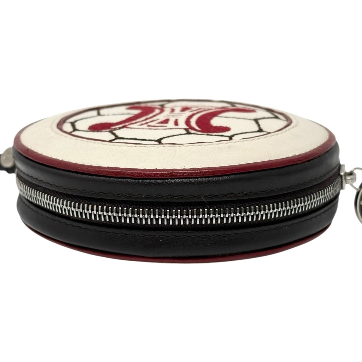 CELINE Vintage 2002 FIFA World Cup Limited Edition Coin Purse Wristlet Brown