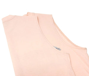 Christian Dior Vintage 2003 Denim Logo Tank Top #40 Light Pink Cotton RankAB