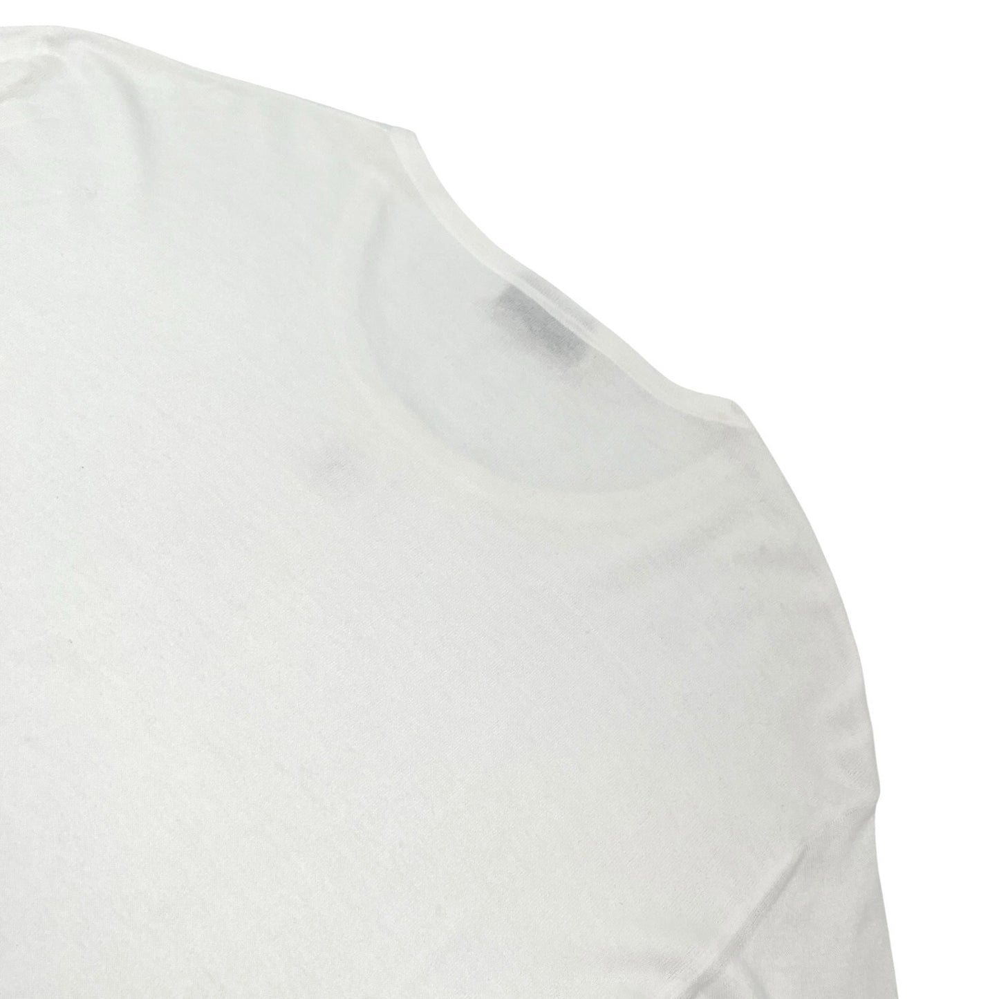 CHANEL Vintage CC Logo Long Sleeve Knit Sweater Top White Cotton 106972