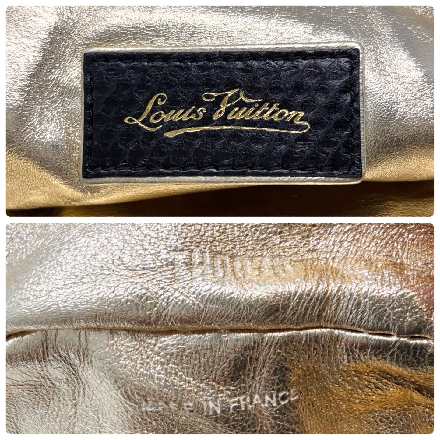 [Exclusive] LOUIS VUITTON Vintage Monogram Aumoniere Mini Bag Black 800801